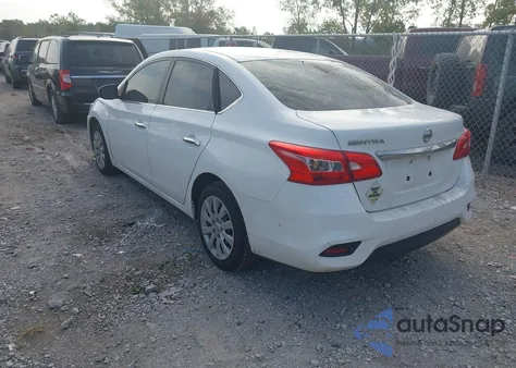 2017 Nissan Sentra S из США, поврежденный, VIN 3N1AB7AP7HY253663